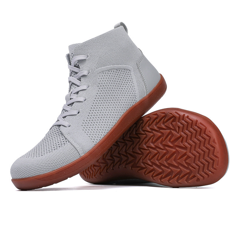 2024 Cross-border New High-top Wide Shoes Breathable Non-slip Wide-head Barefoot Casual Shoes Indoor Fitness Shoes Yoga Shoes