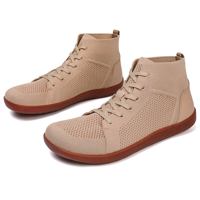 2024 Cross-border New High-top Wide Shoes Breathable Non-slip Wide-head Barefoot Casual Shoes Indoor Fitness Shoes Yoga Shoes